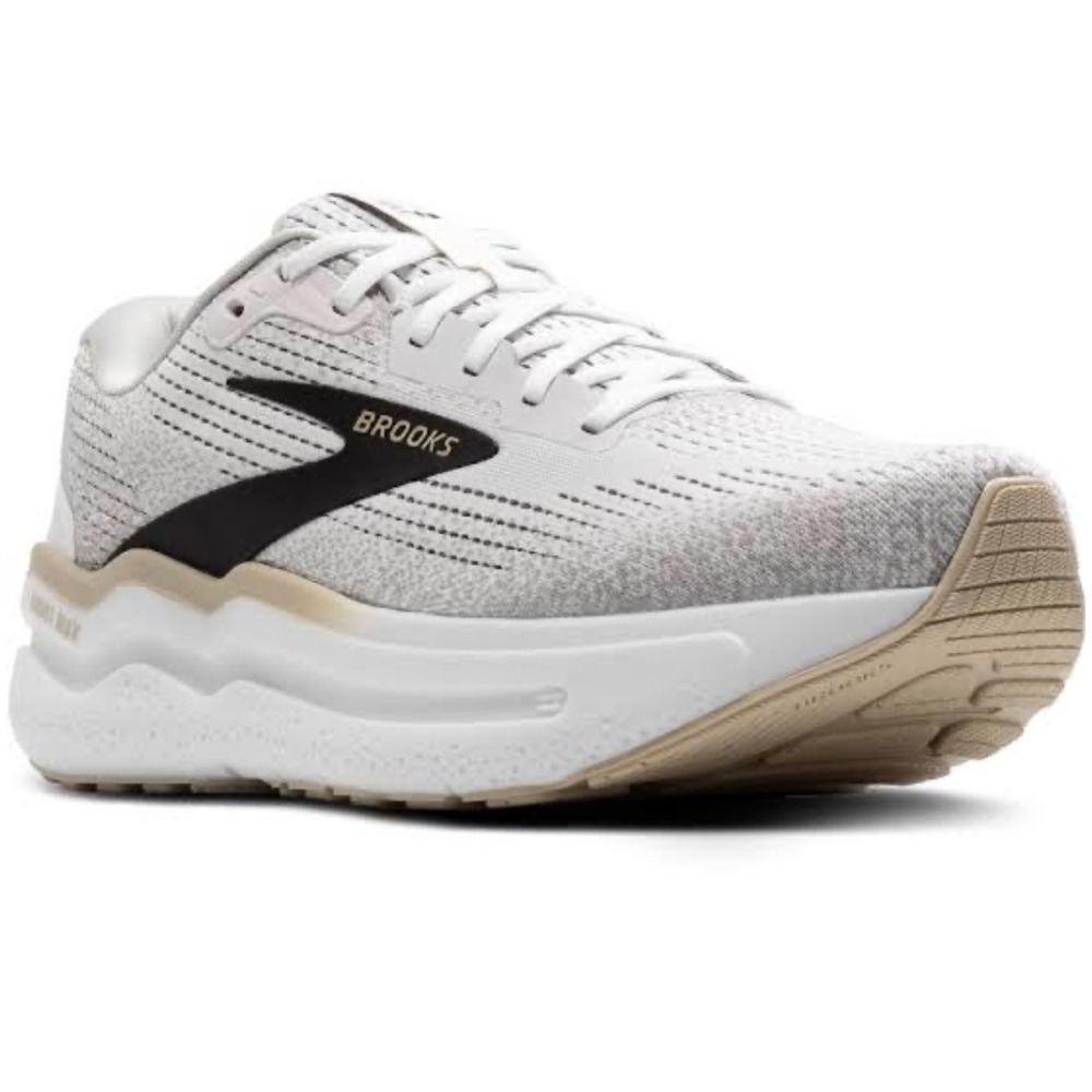Brooks Ghost Max Running 9 Pelican Oyster Colorway Max Cushion Athleisure